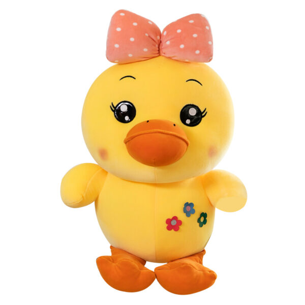 baby chick duck sun flower plush soft stuff toy - 25cm