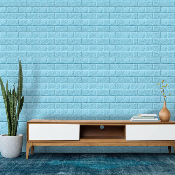 1 pc 2mm 3d wall panels-peel and stick foam-3d brick wallpaper-self-adhesive wallpaper for interior wall decor