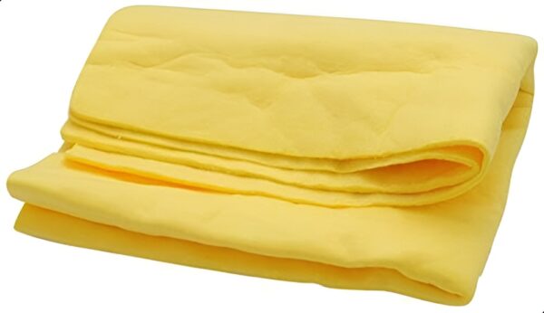 clean cham absorbant car, home cleaning synthetic chamois leather magic cloth(random color) - Image 4
