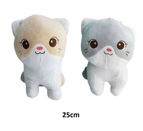 cute soft cat sitting stuff toy / plush toy | cat stuffed animals - 25 cm (random color)