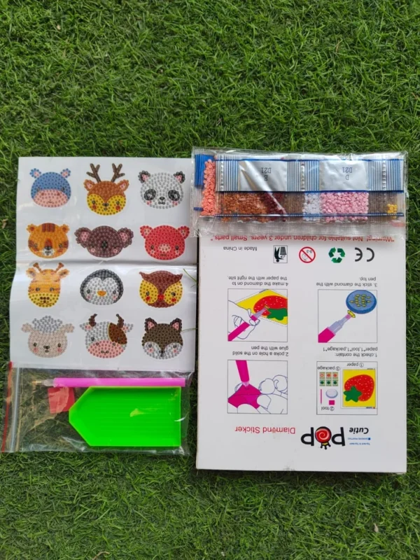 (nw000184) diy diamond painting stickers kits for kids with diamond painting stickers rhinestones - Image 4